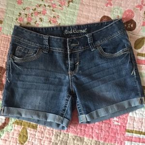Red Camel jean shorts